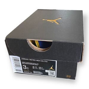 Nike Air Jordan 1 Retro High OG TD Laney Yellow FD2598-700 Toddler size 3C New